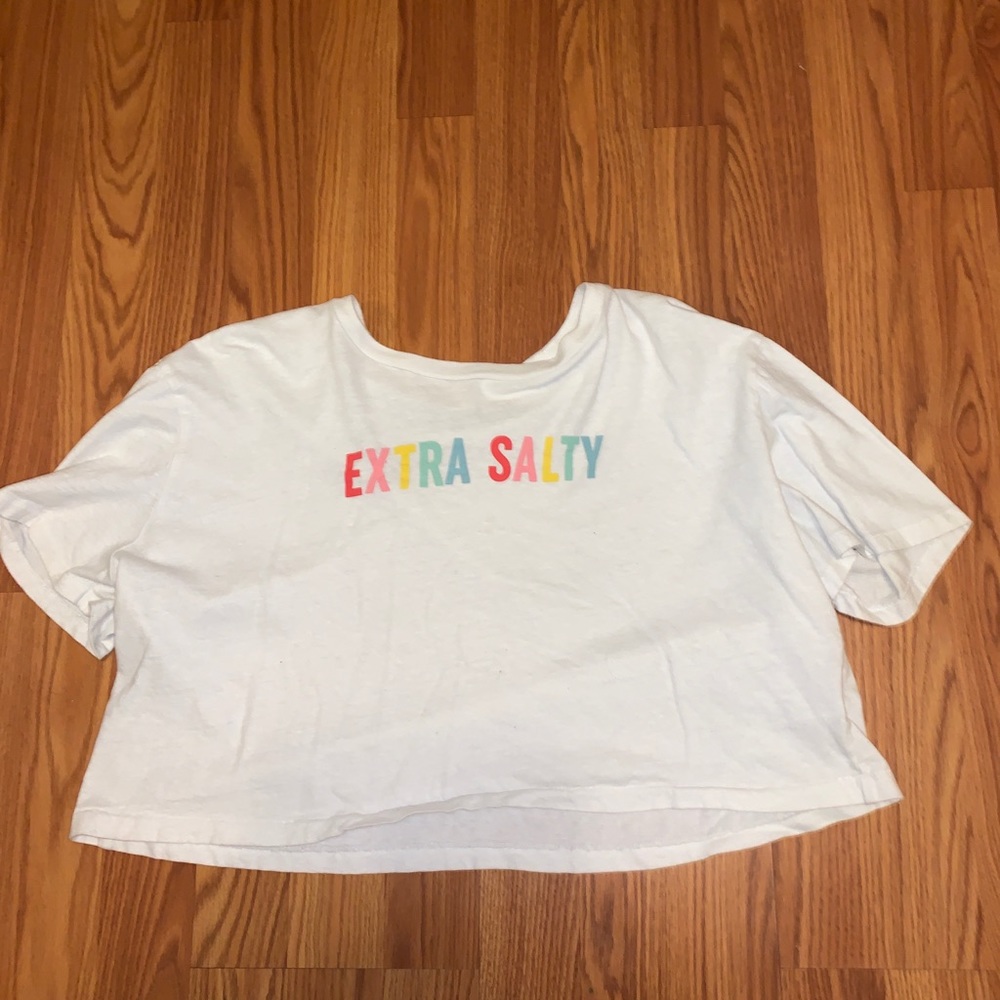 “extra salty” aeropostale oversized tee